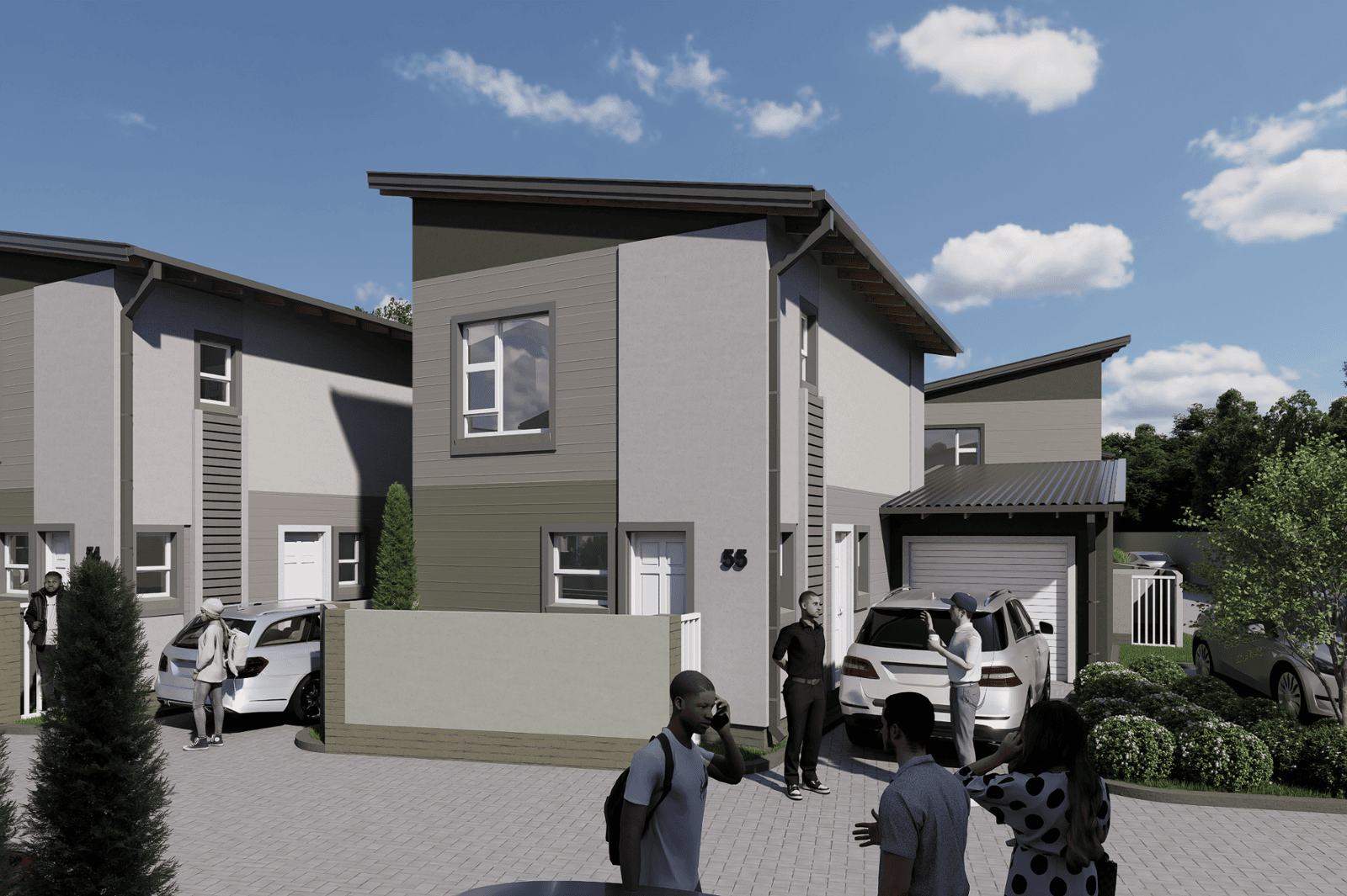 Type C Unit Exterior